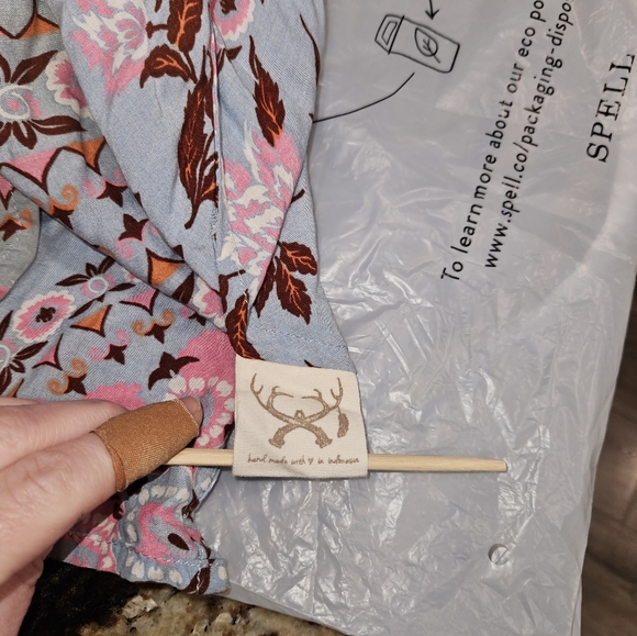 Spell And The Gypsy Pandora Long Skirt In Aquarium Blue SIZE SMALL - Picture 11 of 15